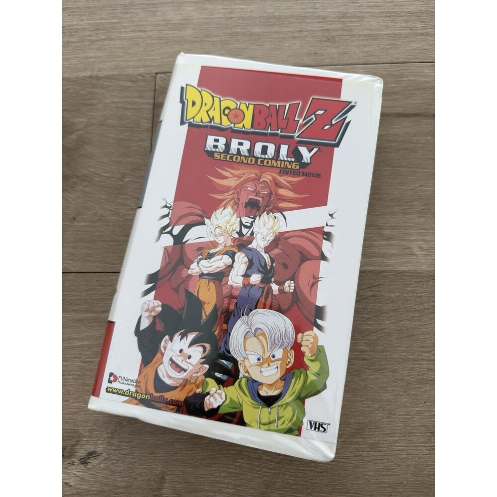 Dragon Ball Z: the Movie-Broly: Second Coming EDITED VHS Plastic Clamshell 2005